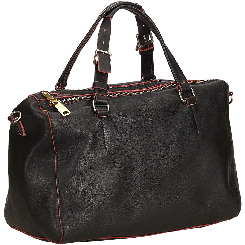 

Celine Black Leather Satchel