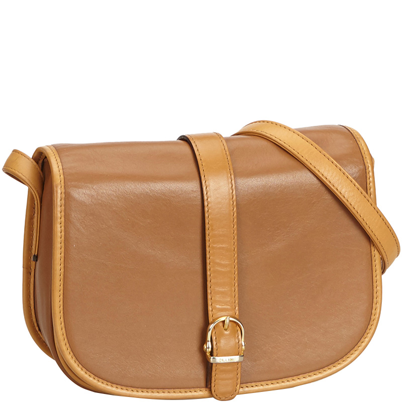 

Celine Brown Leather Crossbody Bag
