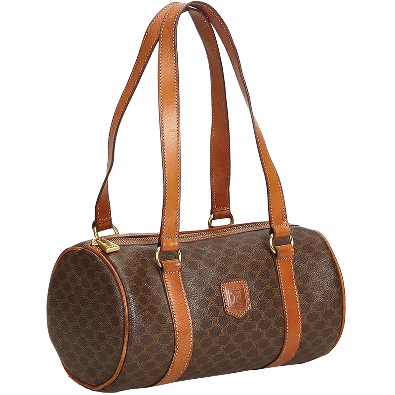 

Celine Brown Macadam PVC Shoulder Bag