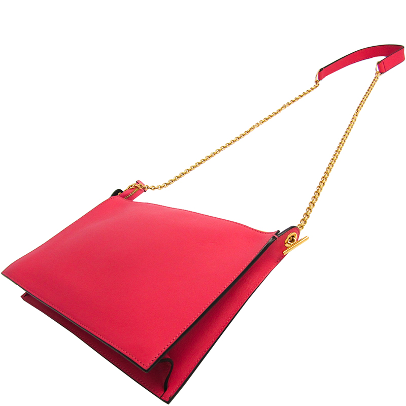 

Celine Tricolor Leather Shoulder Bag, Multicolor