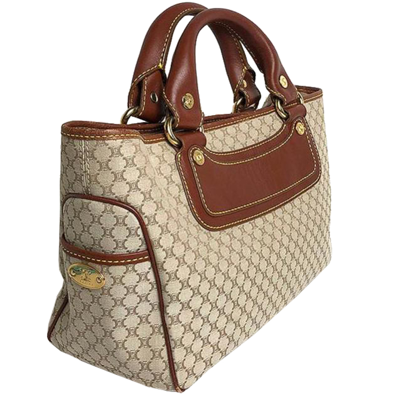 

Celine Beige Madakam PVC Boogie Everyday Bag