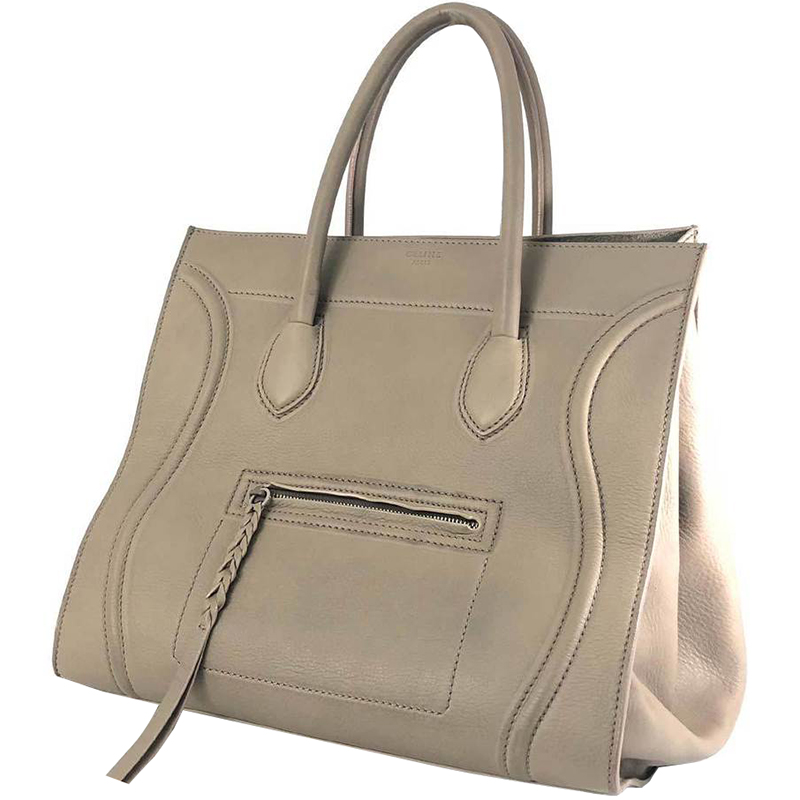 

Celine Beige Leather Medium Phantom Luggage Tote