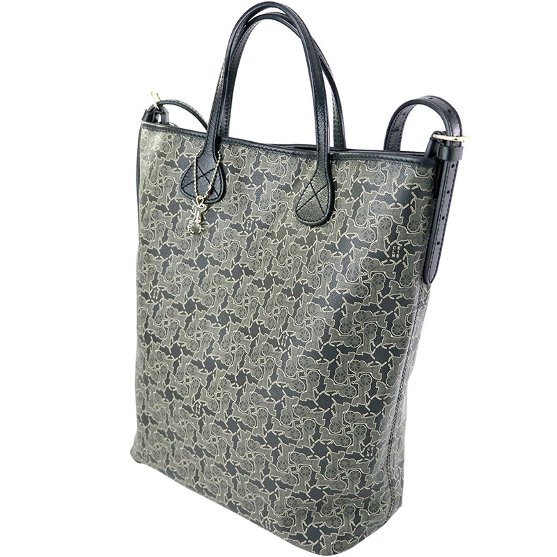 

Celine Gray Tourbillon PVC Tote Bag, Grey