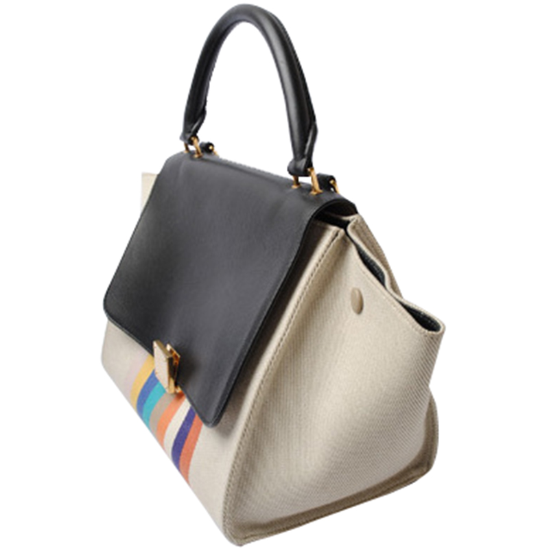 

Celine Multicolor Leather Trapeze Bag