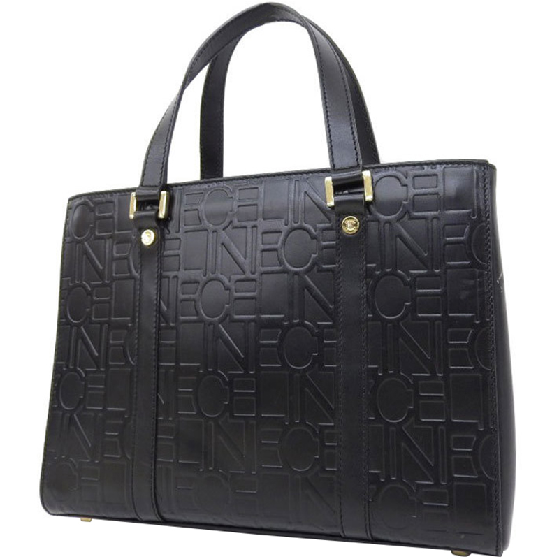 

Celine Black Leather Tote Bag
