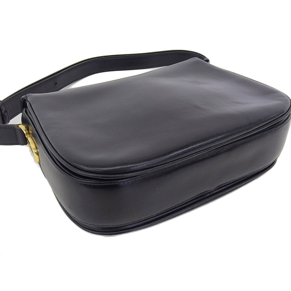

Celine Black Leather Shoulder Bag