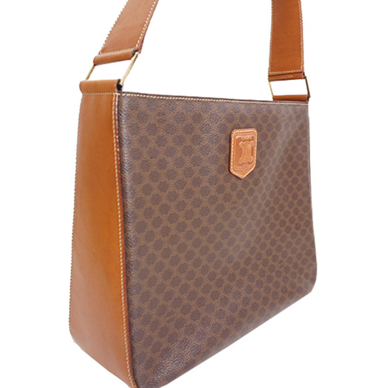 

Celine Brown Macadam PVC Shoulder Bag