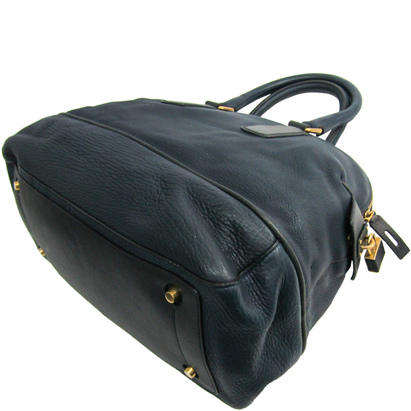 

Celine Black Leather Bowler Bag