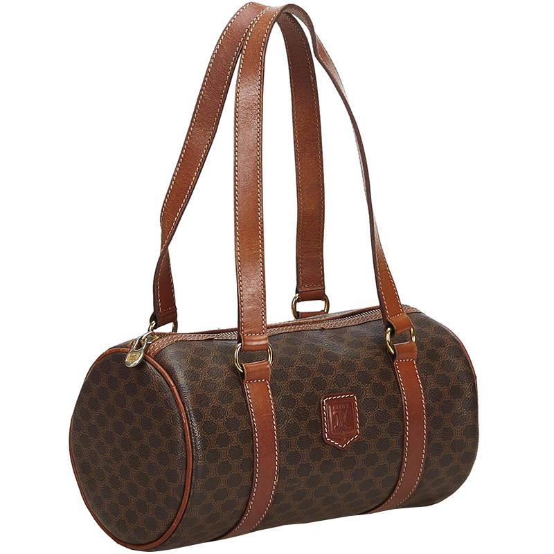 

Celine Brown Macadam PVC Shoulder Bag