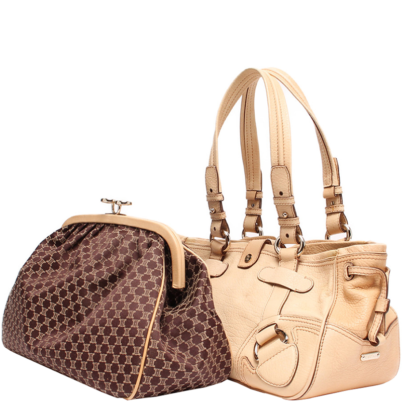 

Celine Beige Leather Everyday