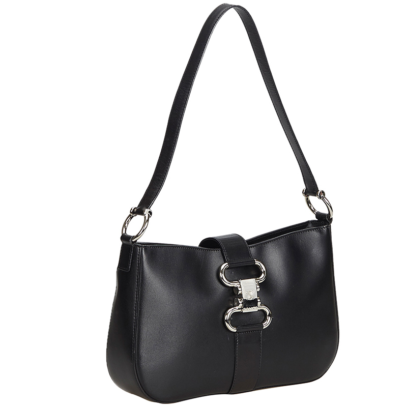 

Celine Black Leather Shoulder Bag
