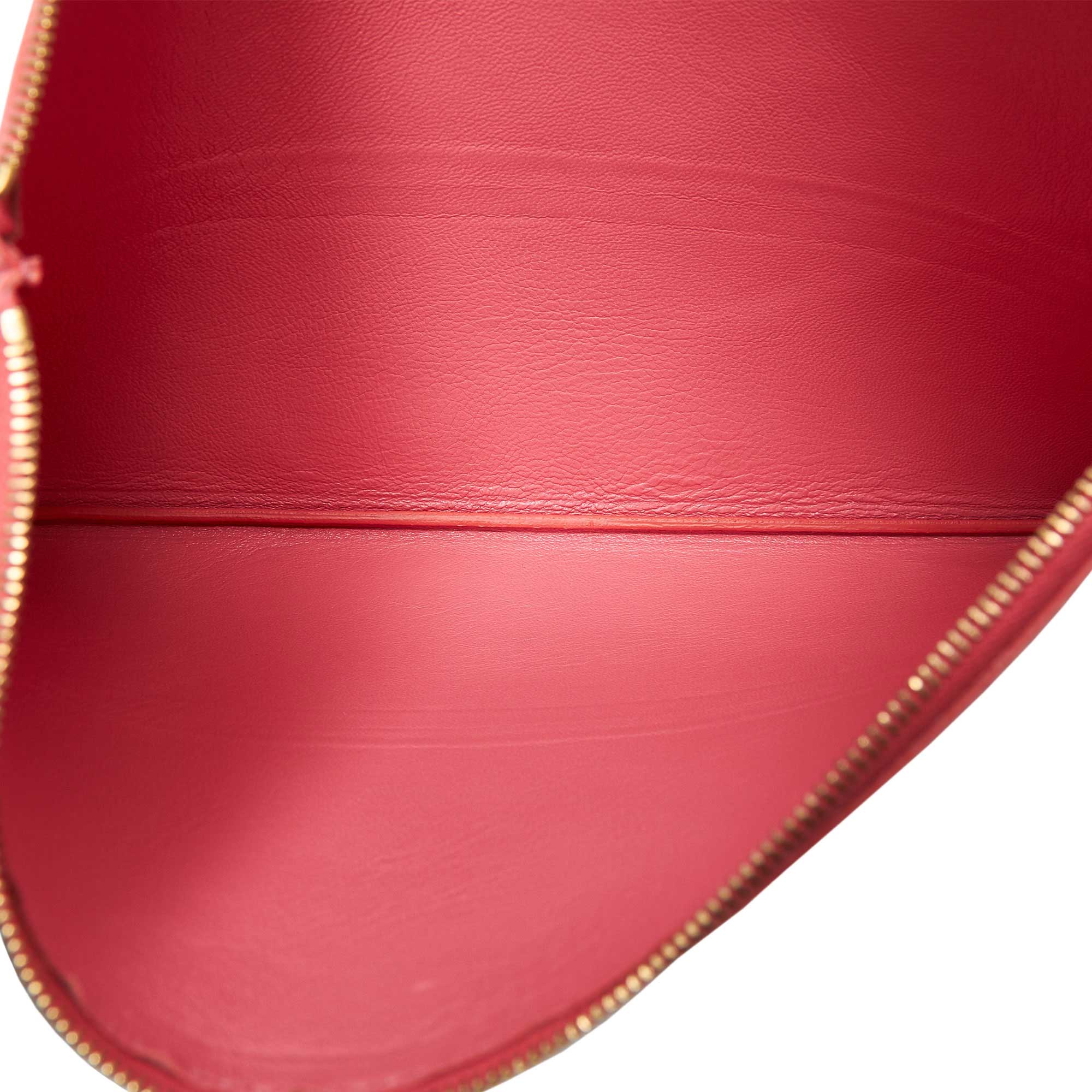 

Celine Bicolor Leather Clutch Bag, Pink