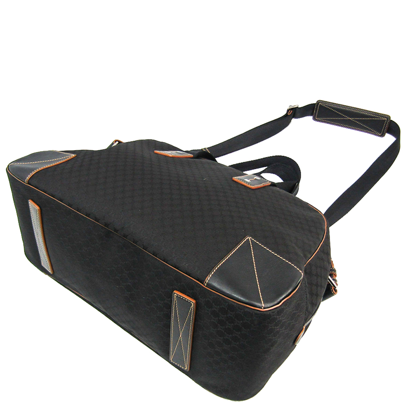 

Celine Black Macadam Canvas And Leather Boston Bag