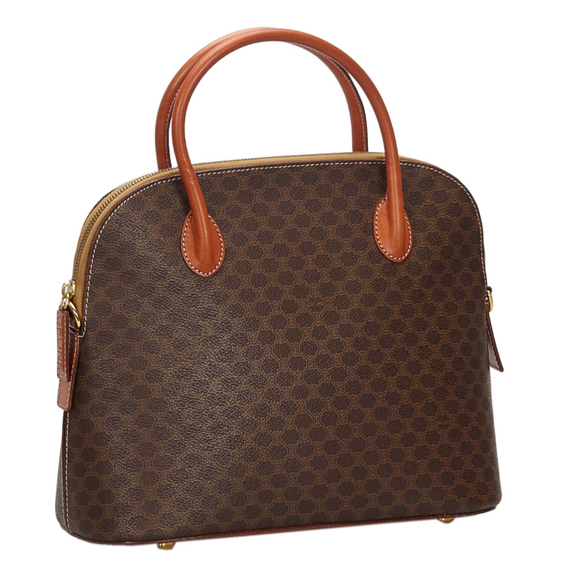 

Celine Brown Macadam PVC Satchel