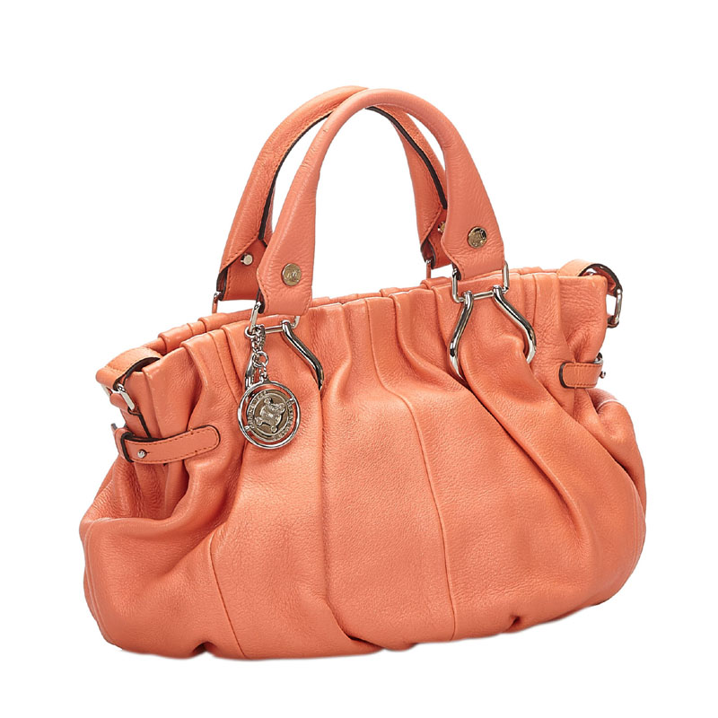 

Celine Orange Leather Satchel