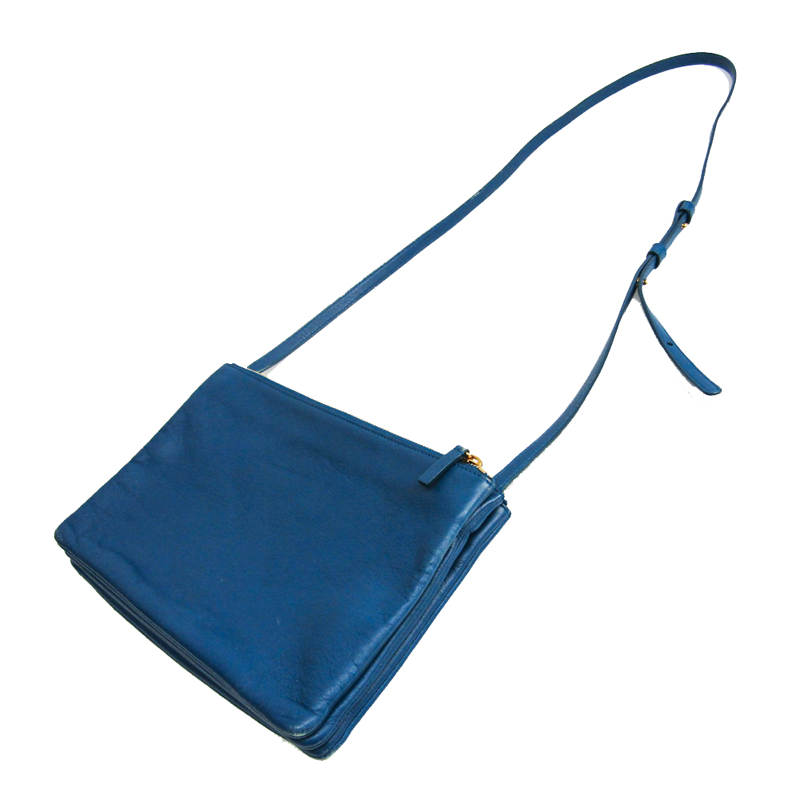 

Celine Blue Leather  Trio Crossbody Bag