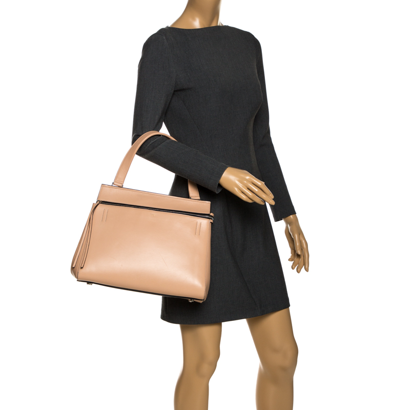 

Celine Beige Leather  Edge Bag