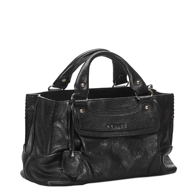 

Celine Black Leather Boogie Bag