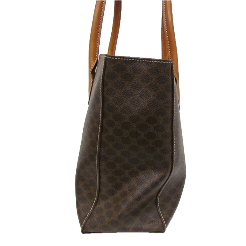 

Celine Brown Macadam Canvas Tote Bag
