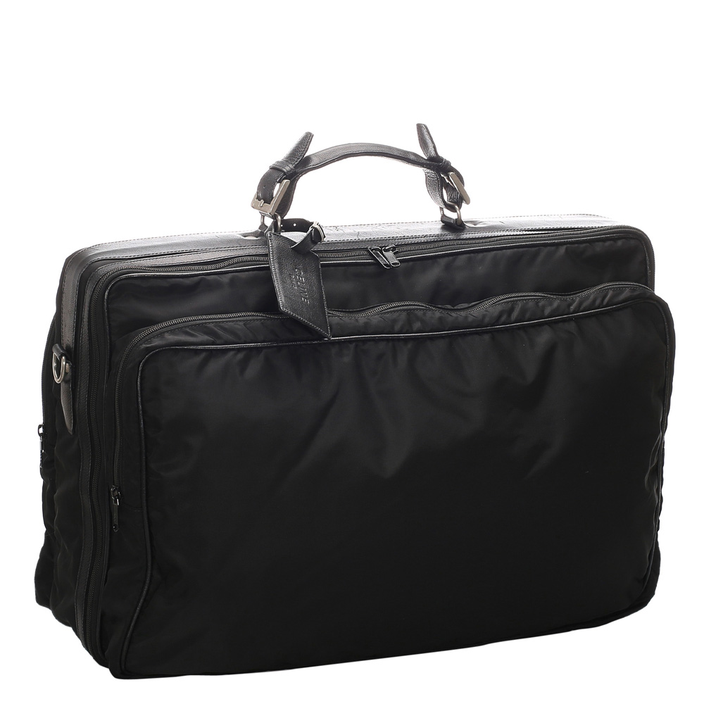 

Celine Black Nylon Travel Bag