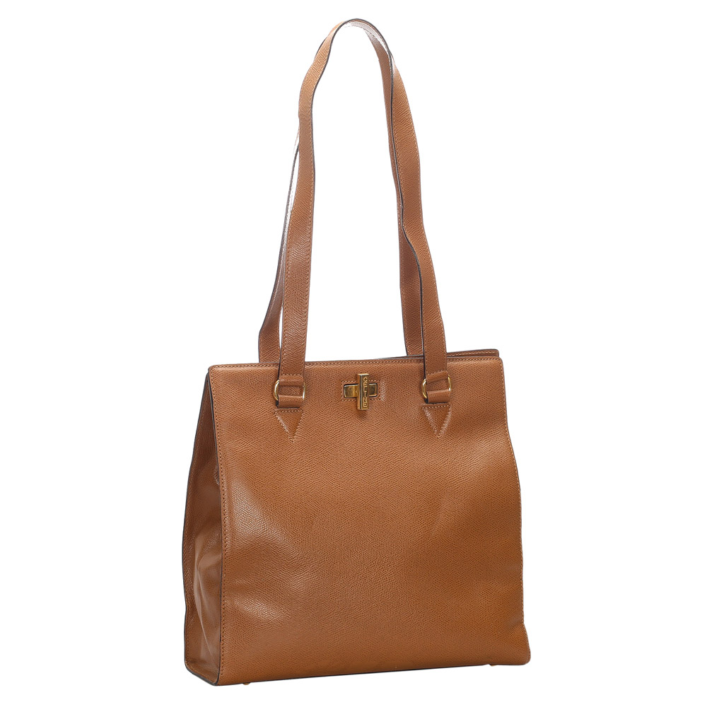 

Celine Brown Leather Tote Bag