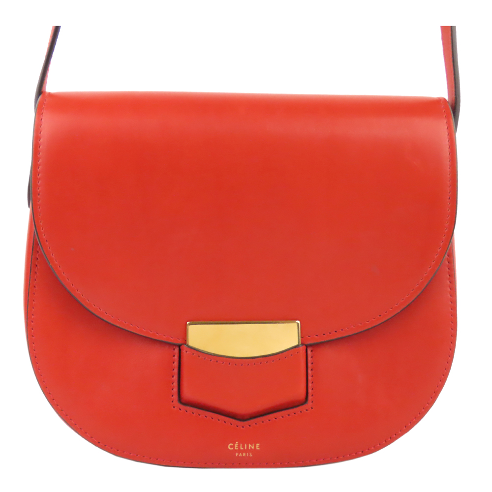 red celine handbag