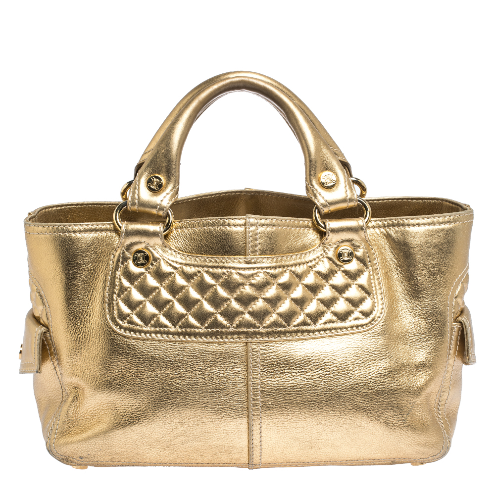 celine gold bag