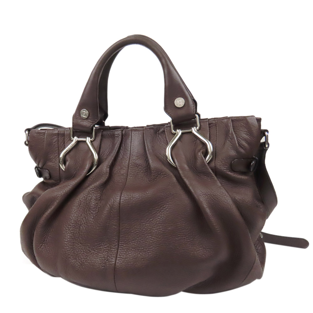 

Celine Brown Leather Satchel