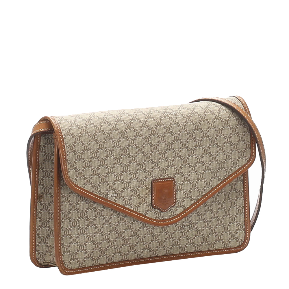 

Celine Beige/Brown Macadam Canvas Crossbody Bag