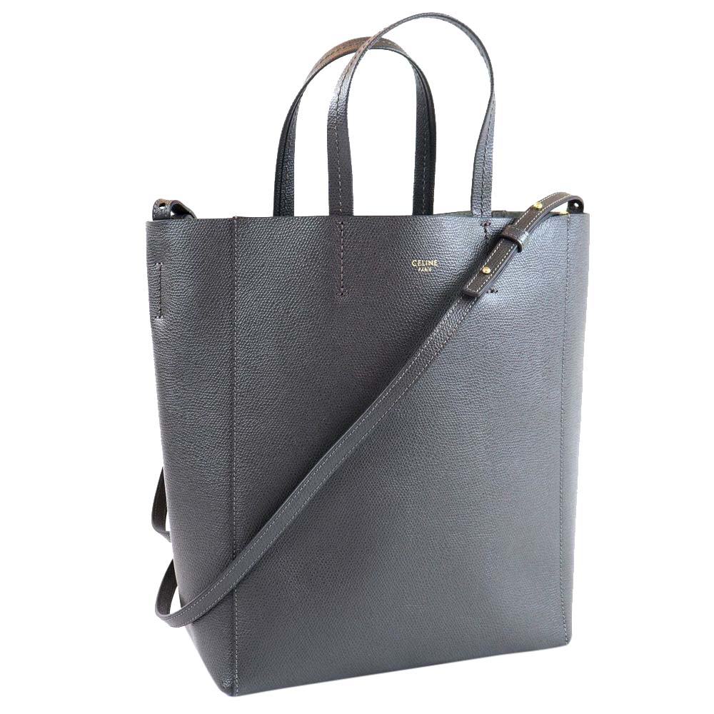 

Celine Grey Leather  Tote Bag