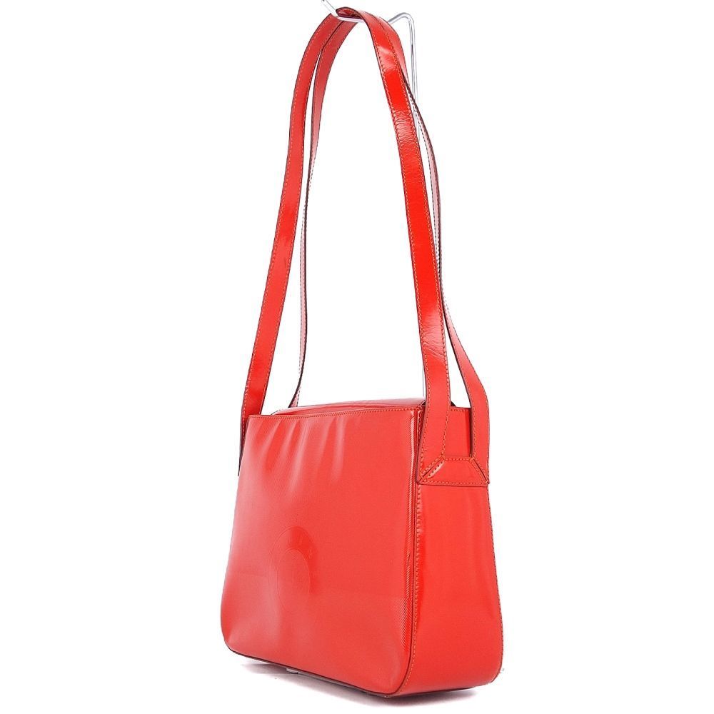 

Celine Red Leather Vintage Shoulder Bag