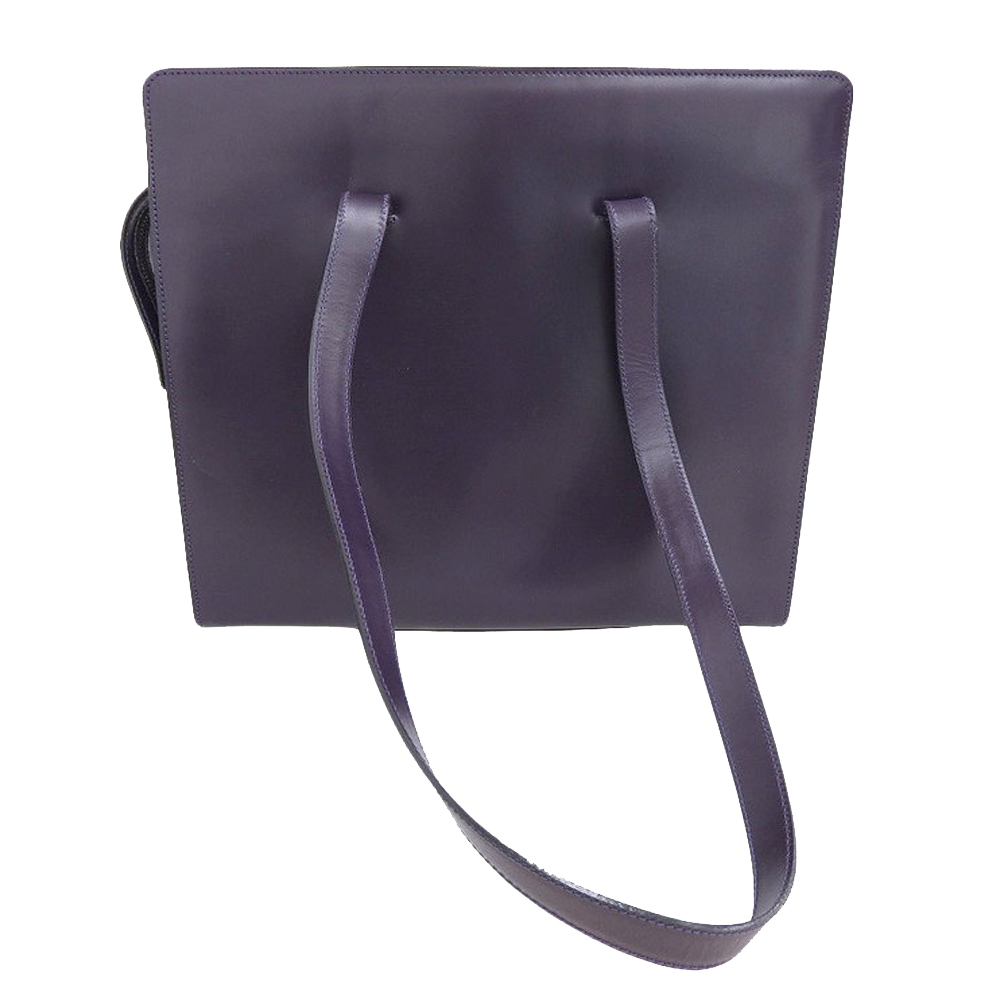 

Celine Purple Leather Tote Bag
