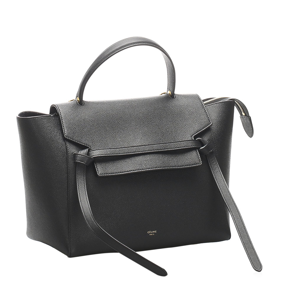 

Celine Black Leather Mini Belt Bag