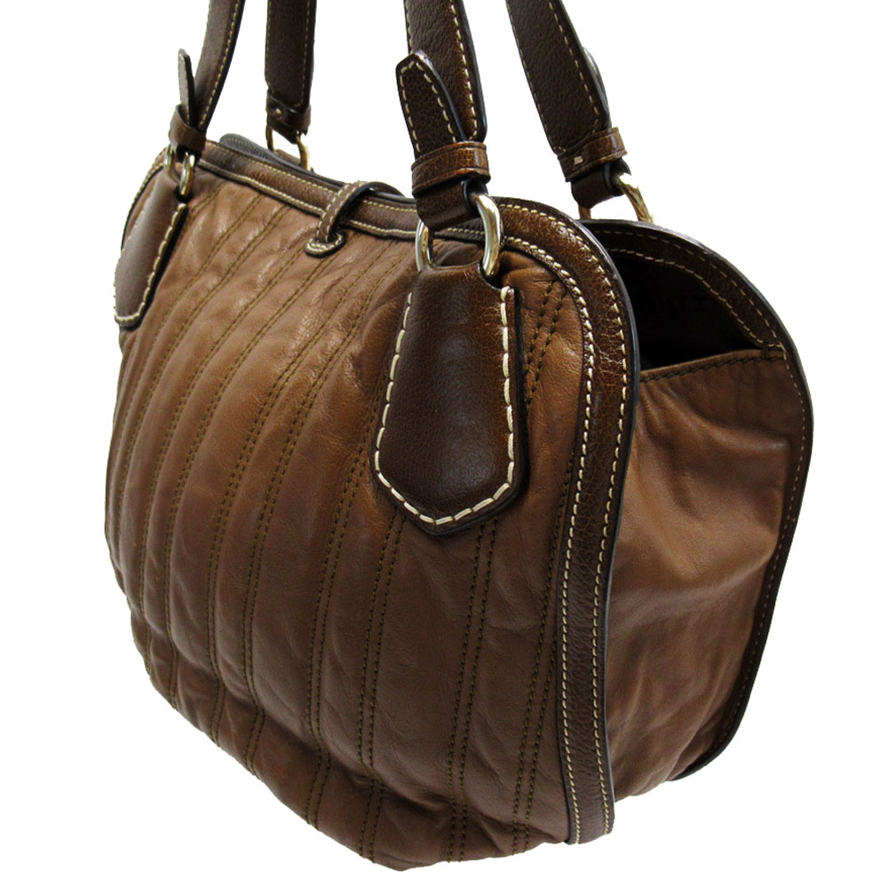 

Celine Brown Leather Shoulder Bag