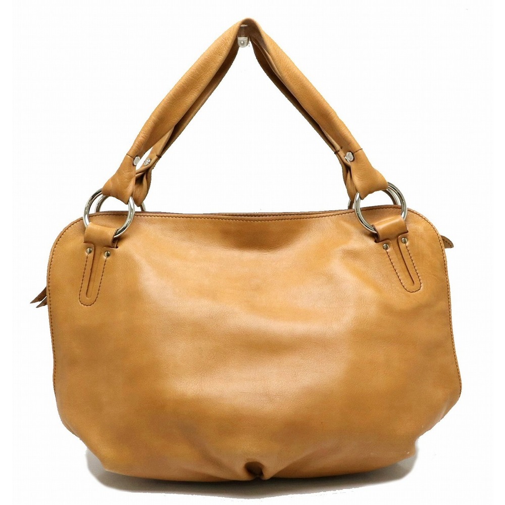 

Celine Yellow Leather Bittersweet Hobo Bag, Brown