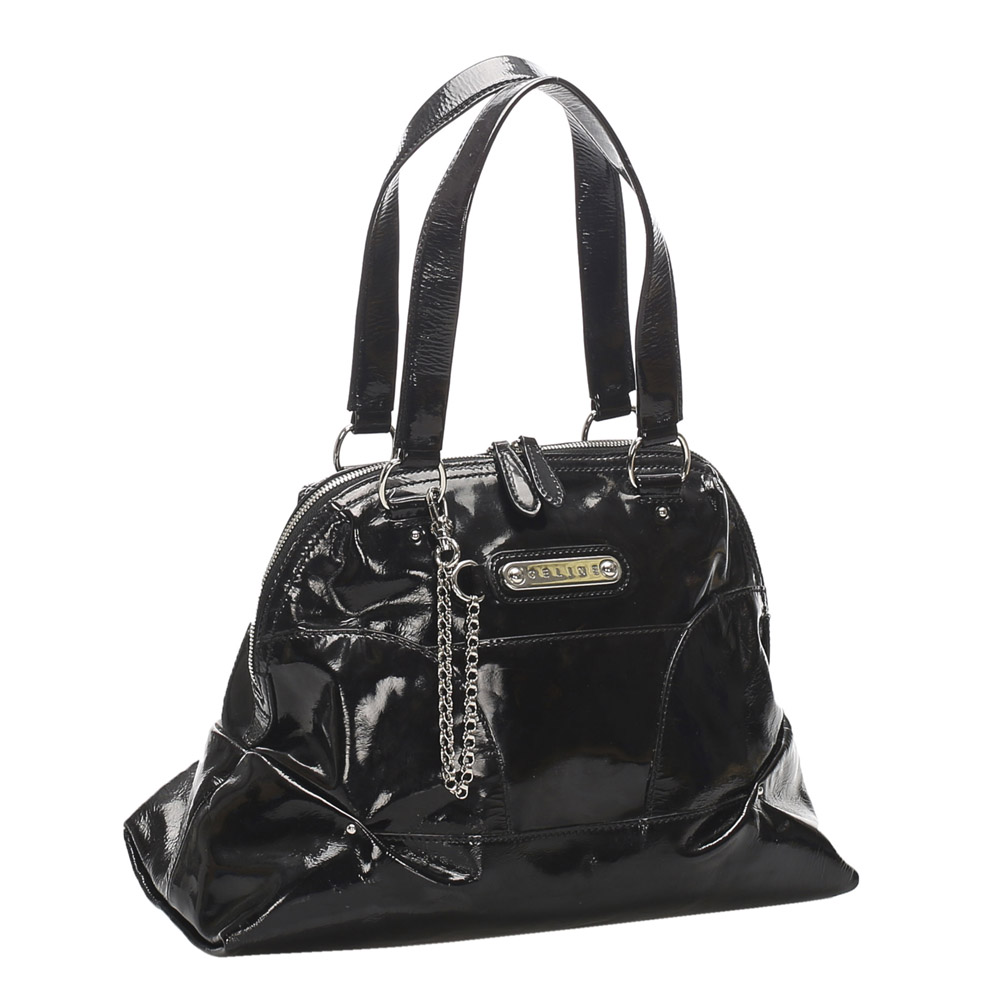 

Celine Black Patent Leather Shoulder Bag