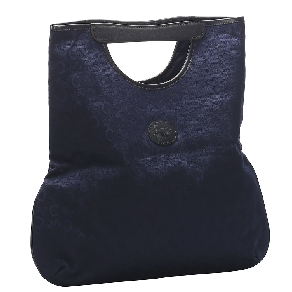

Celine Blue Macadam Canvas Tote Bag