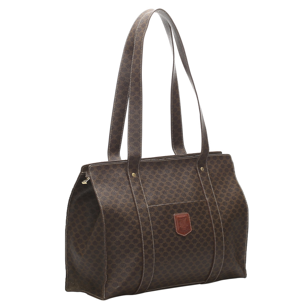 

Celine Brown Leather Macadam Bag
