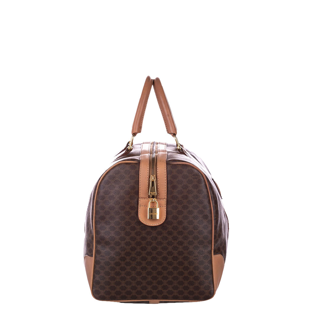 

Celine Brown/Beige Macadam Canvas Travel Bag