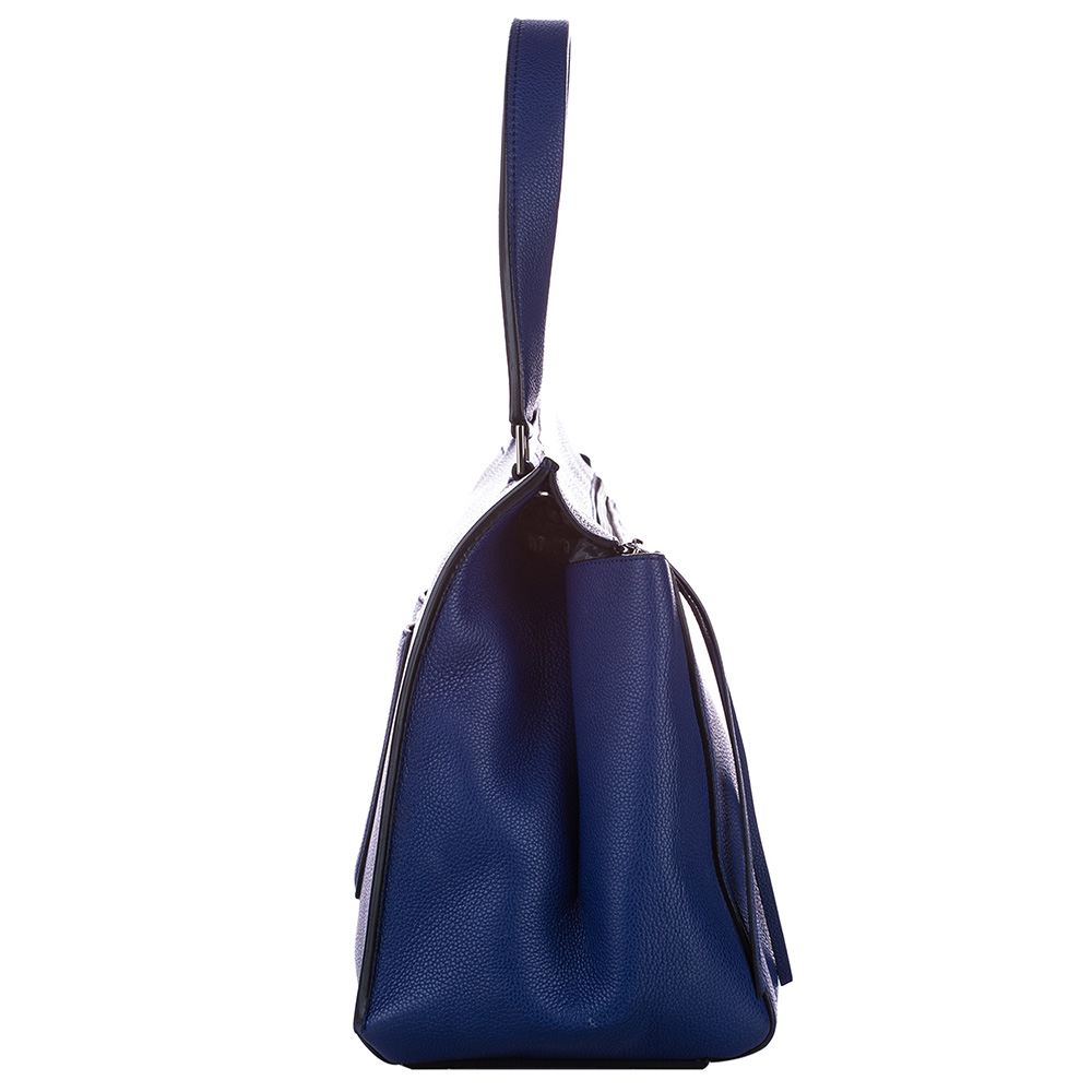 

Celine Blue Leather Medium Edge Top Handle Bag