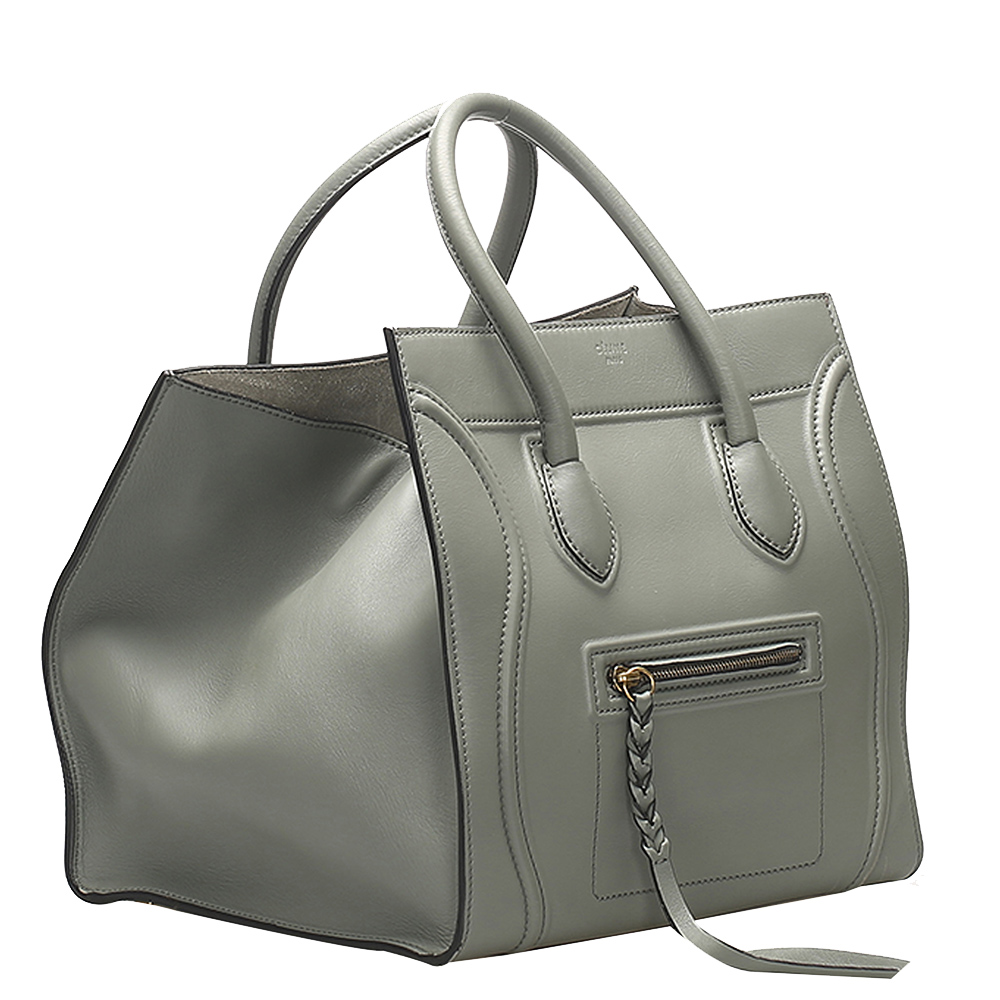

Celine Grey Leather Phantom Luggage Tote bag