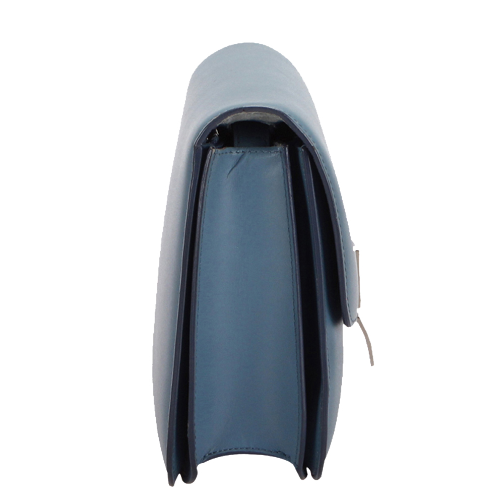 

Celine Blue Leather  Classic Box Shoulder Bag