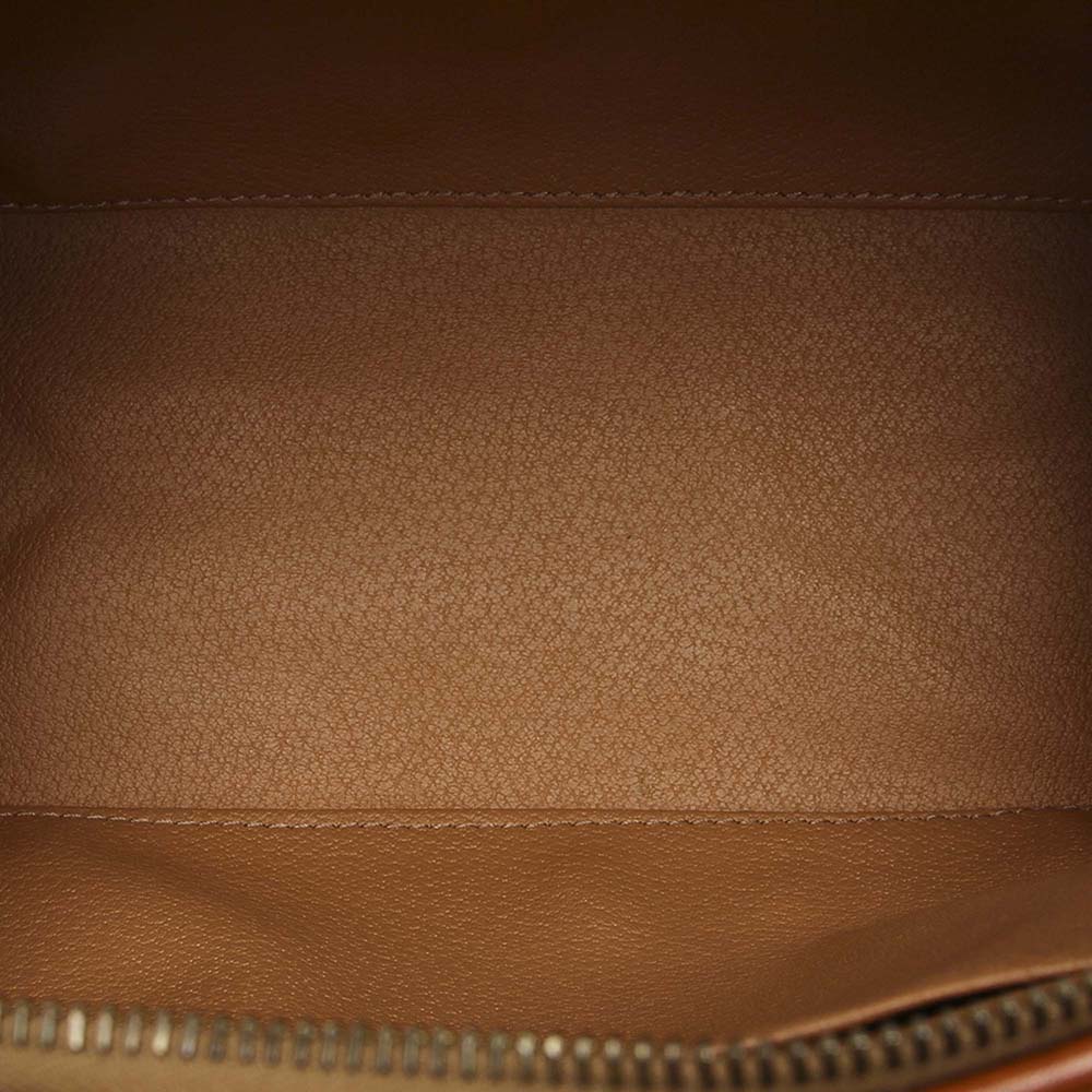 

Celine Brown Leather Macadam Pouch