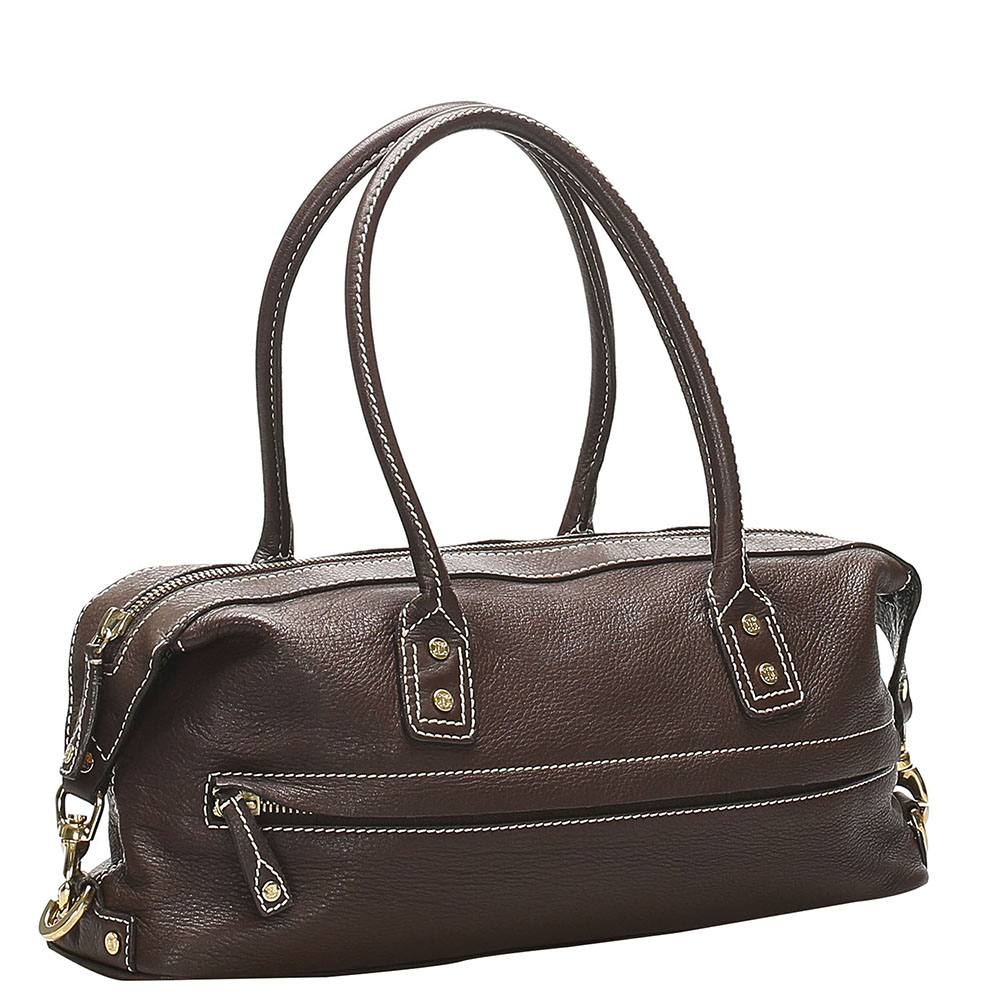 

Celine Brown Leather Satchel