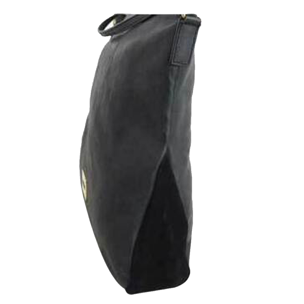 

Celine Black Leather Suede Vintage Shoulder Bag