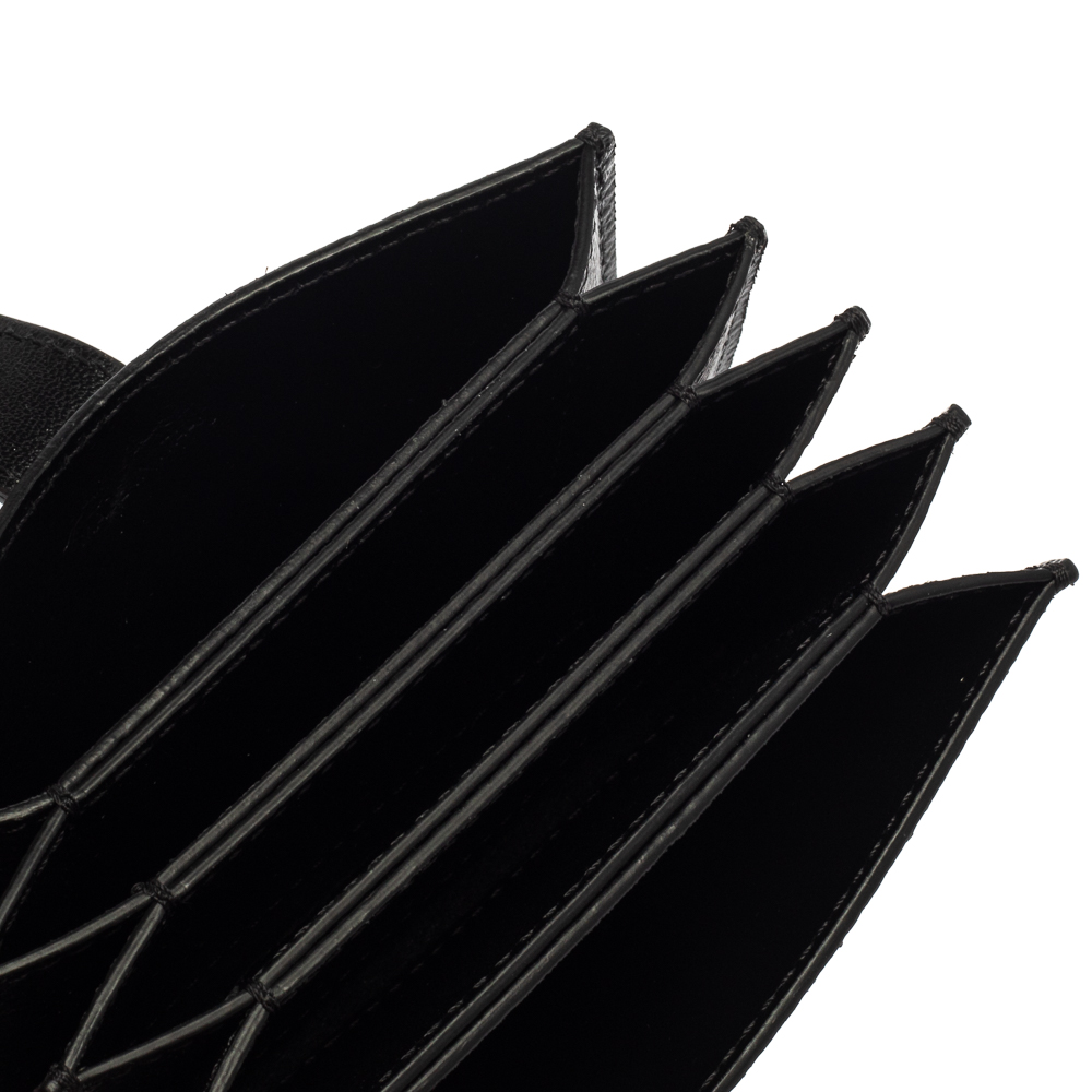 

Celine Black Leather Accordeon Card Holder