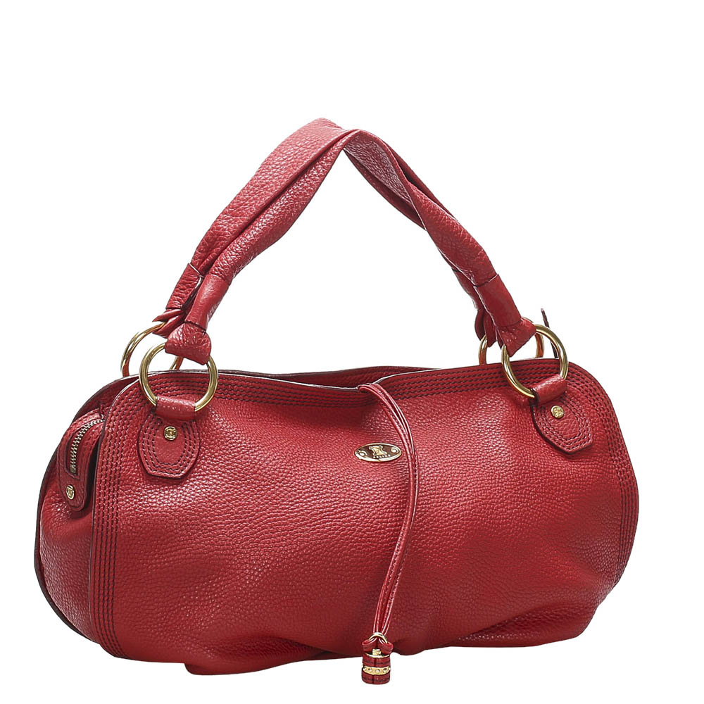 

Celine Red Leather Shoulder Bag