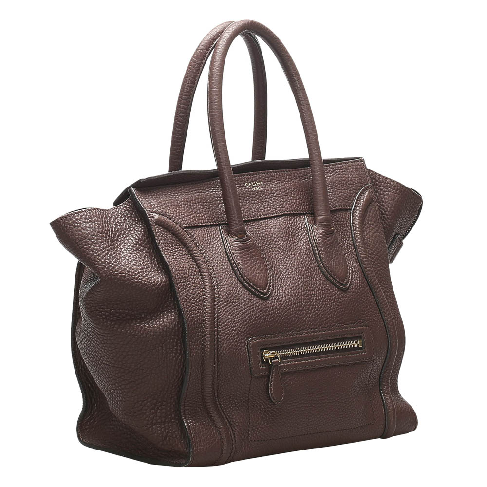 

Celine Brown The Luggage Leather Tote Bag