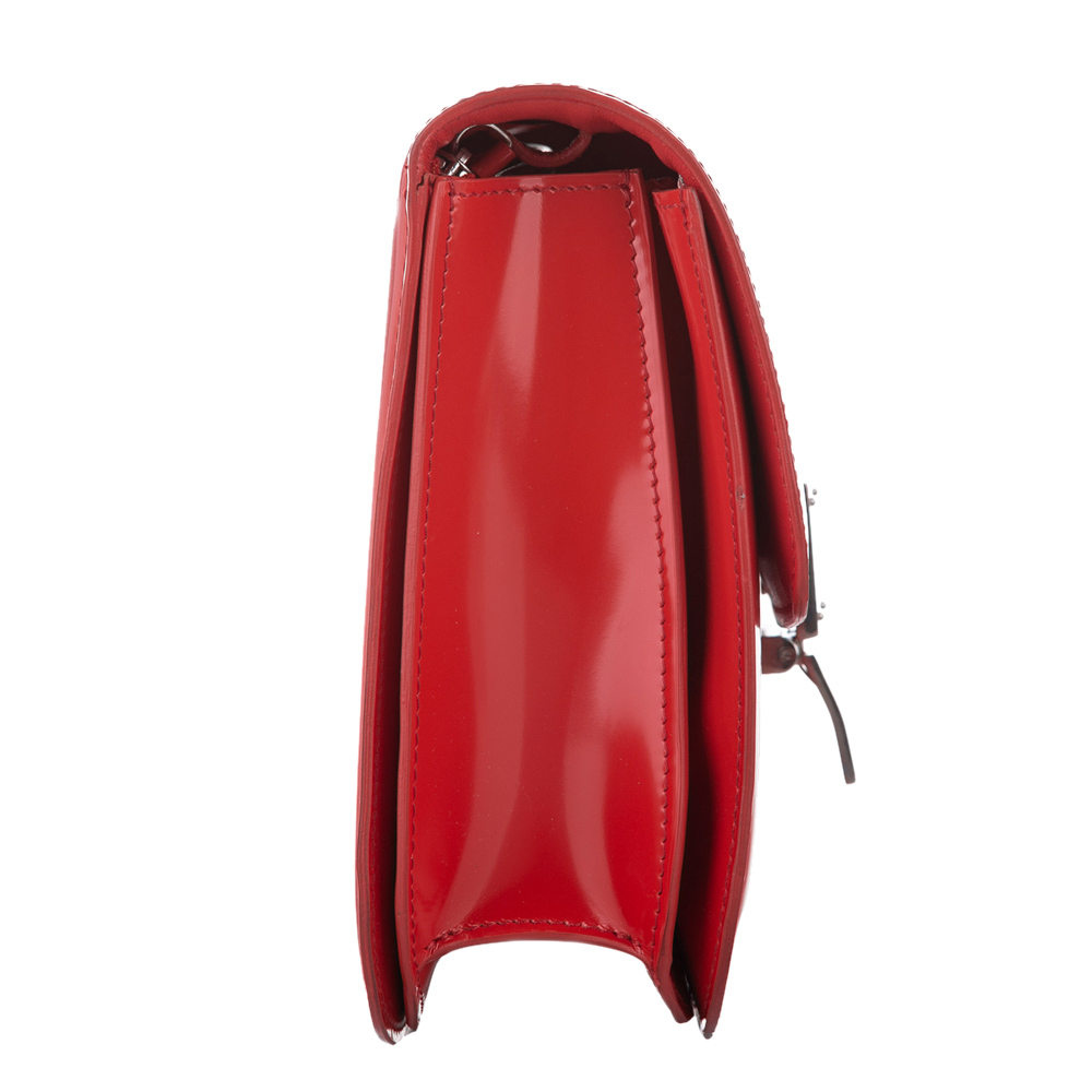 

Celine Red Leather  Classic Box Shoulder Bag