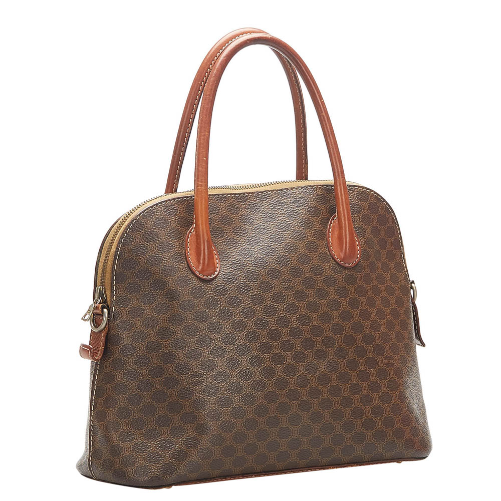 

Celine Brown Vintage Macadam Dome Bag
